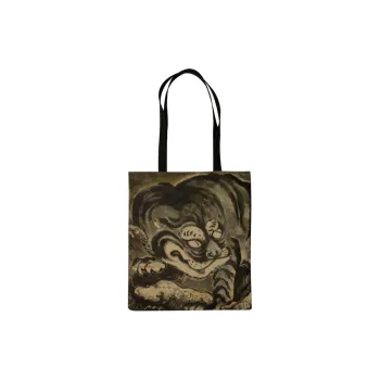 RABBITUU Fabric Tote Bag, Shoulder Bag Men's Yellow