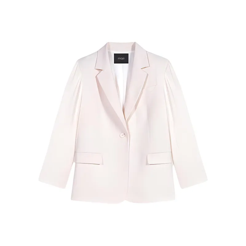 Maje Single-breasted Blazer-0