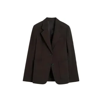 TOTEME Cinched waist Moleskin Blazer