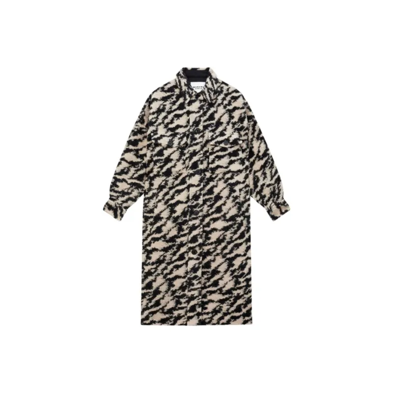 ISABEL MARANT ETOILE Fontizi Patterned Buttoned Coat-0