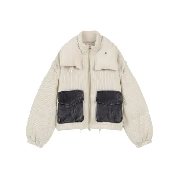 ELF SACK Puffer Jackets Women's Mocha Apricot