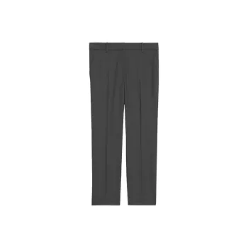 THEORY Casual Pants Women's Gray Green