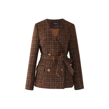 ROEYSHOUSE Business Suit Women's Red Brown