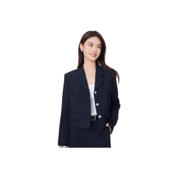 Dajia Poetry Business Suit Coat Women's Gray/Navy Blue/Khaki Green