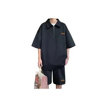 MARK WAFFLE Shirt Matching Set Unisex