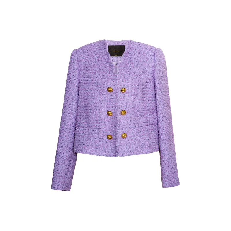 ROEYSHOUSE Business Suit Women's Purple-0