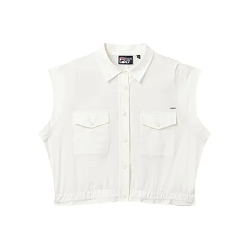 FILA Vests Women's Yellow Ivory