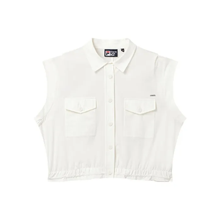 FILA Vests Women's Yellow Ivory-0