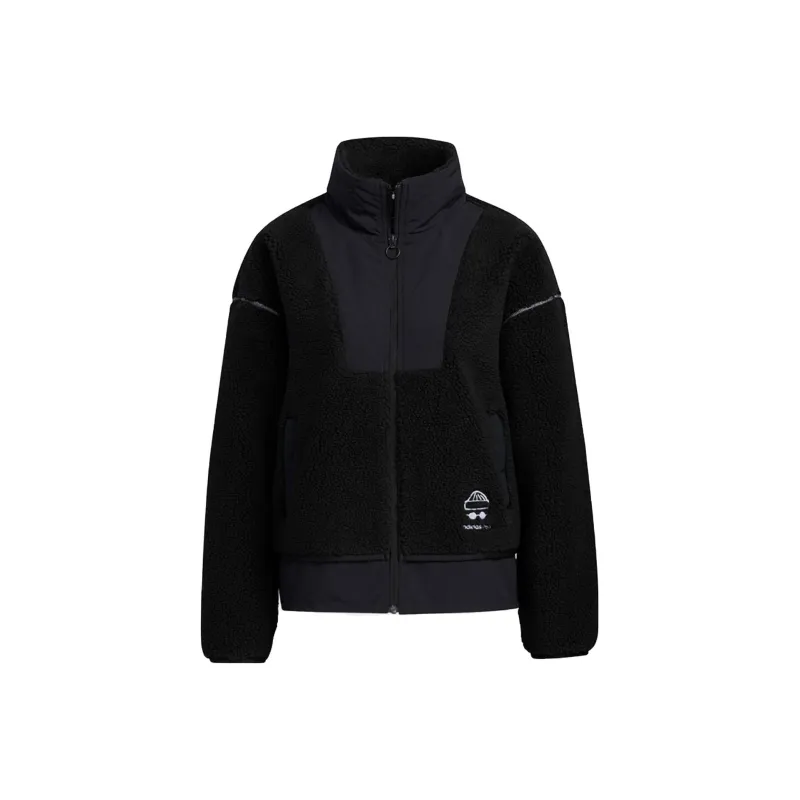 Adidas Neo Velvet Jackets Women's Black-0