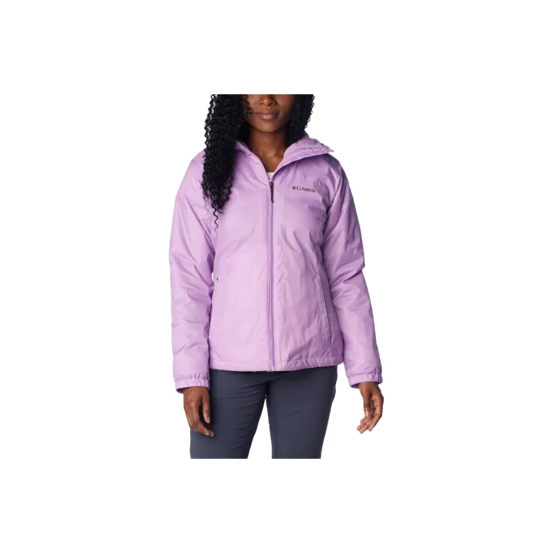 Columbia Puffer Jackets Women's Purple-0