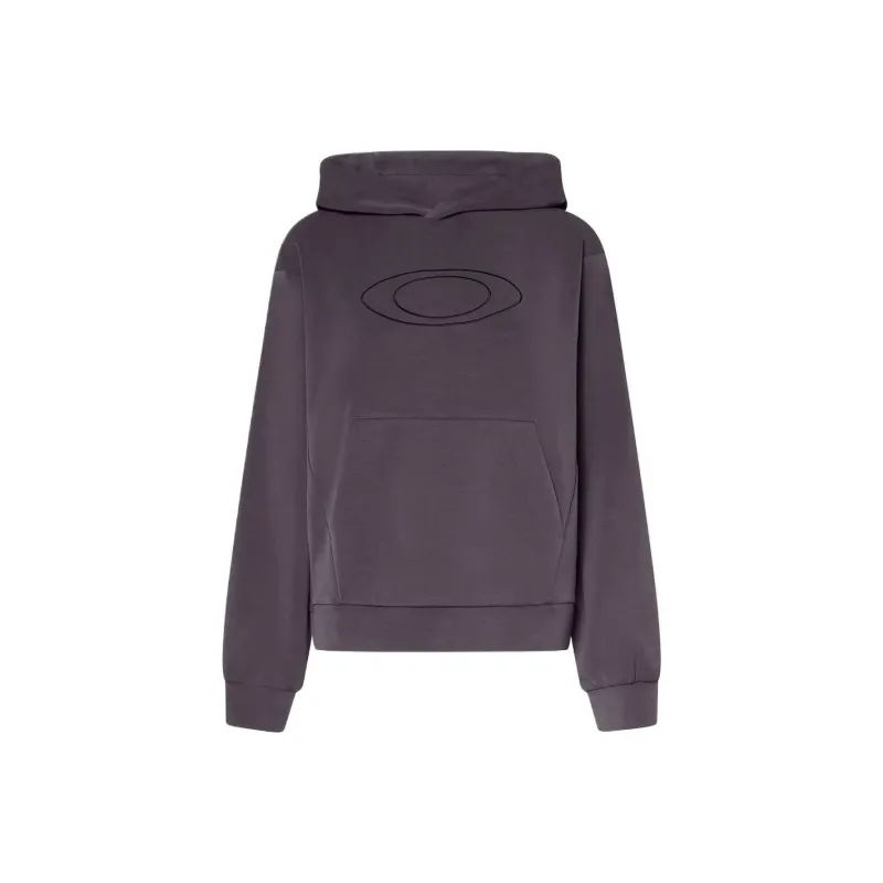 Oakley Radiant Peach Fleece Hoodie Sweatshirt Women's Purple-0