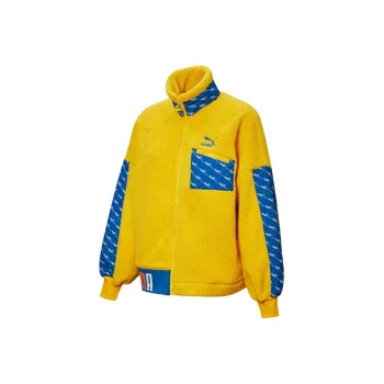 PUMA Velvet Jackets Women's Yellow
