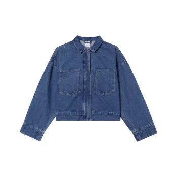 Nike Sportswear Denim Jacket Women's Medium Blue