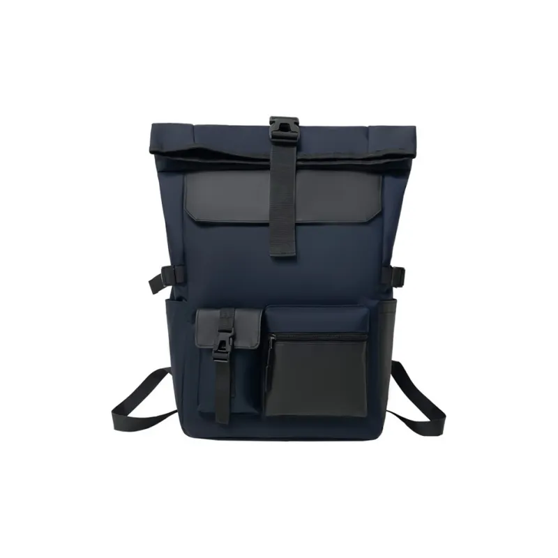 BRABOSTON Oxford Backpack Unisex Black/Navy Blue-3