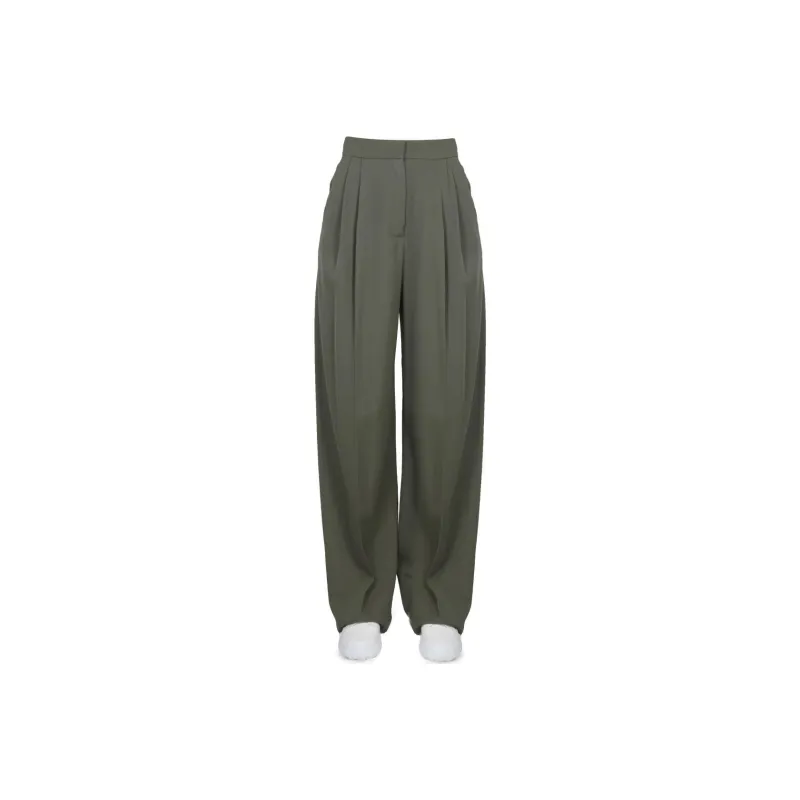 Alexander McQueen Wide Leg Tailored Trousers-0