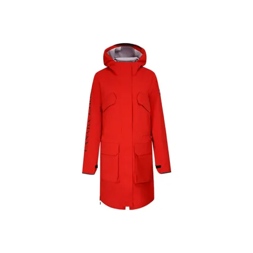 Canada Goose Trench Coats Women's Red