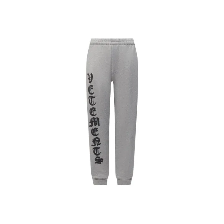 Vetements Knitted Sweatpants Women's Gray-0