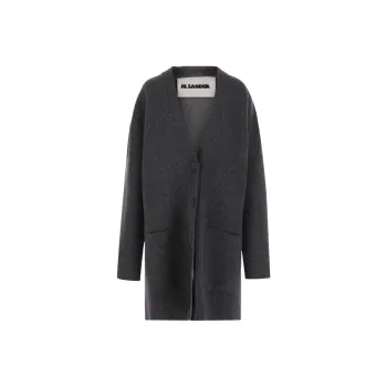 JIL SANDER V-Neck Button-Up Cardigan