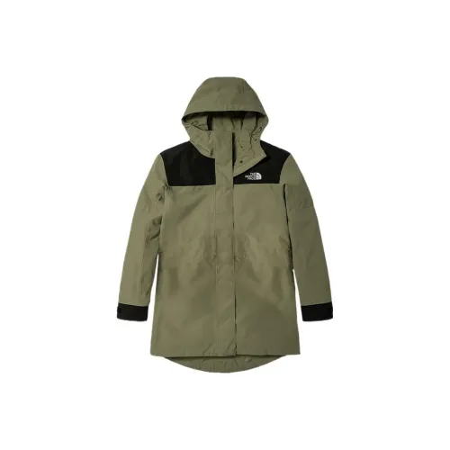 THE NORTH FACE Windbreaker Jackets Women's Army Green