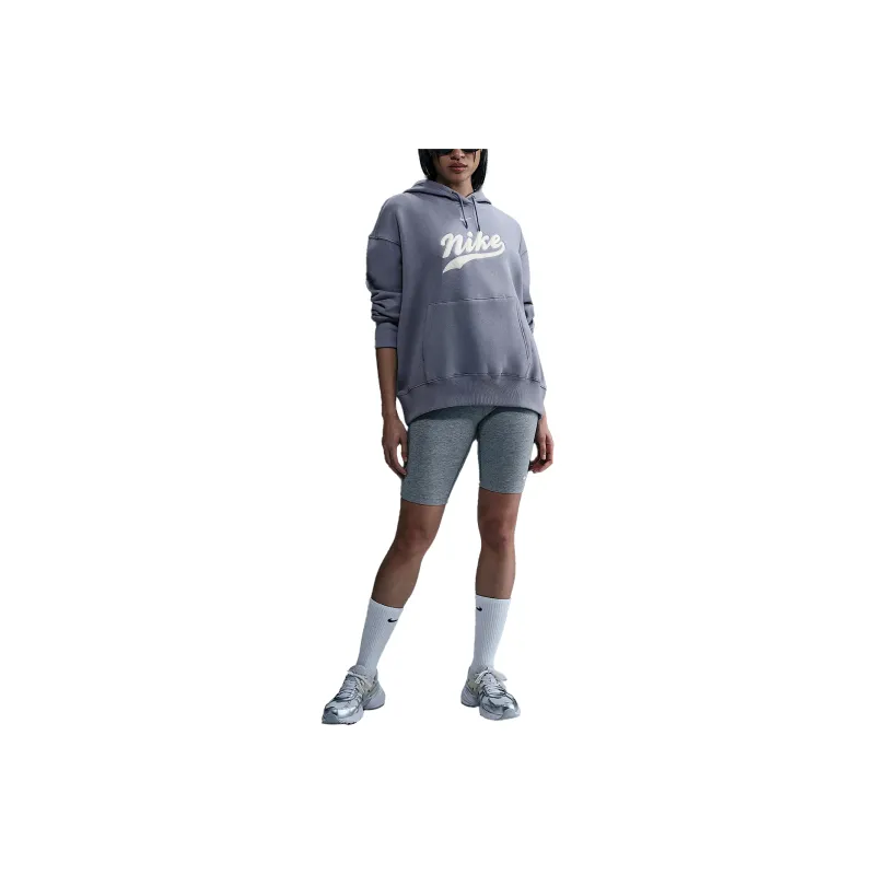 Nike Sportswear Phoenix Fleece Capuche Pour Femme Sweatshirt Women's Gray Limestone-0