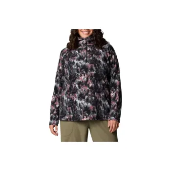 Columbia Glacial Print Half Zip Pullover - Plus Size Sweatshirt Women's All Over Print