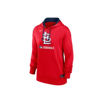 Nike St. Louis Cardinals Authentic Collection Women's Nike Therma Mlb Pullover Hoodie