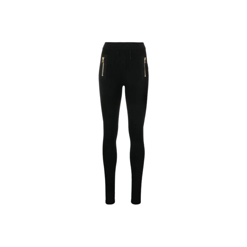 BALMAIN Panelled Slim cut Leggings-0