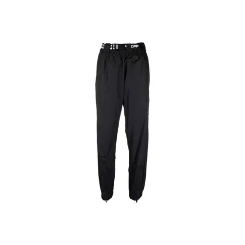 OFF WHITE Active Wavy Logo Track Pant Black