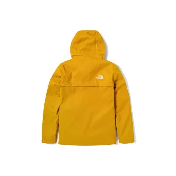 THE NORTH FACE Travel Outdoor Hiking Waterproof And Windproof Windbreaker Jacket Women's Yellow