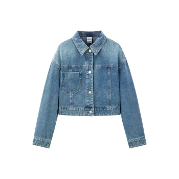 LEDIN Denim Jacket Women's Denim Blue