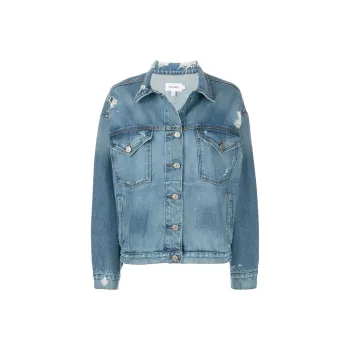 FRAME Denim Jackets Women's Blue