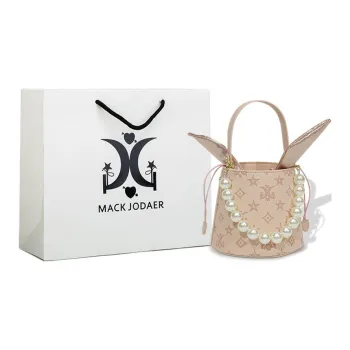 MACK JODAER Synthetic Leather One Shoulder Handbag Regular Women's Peach Blossom