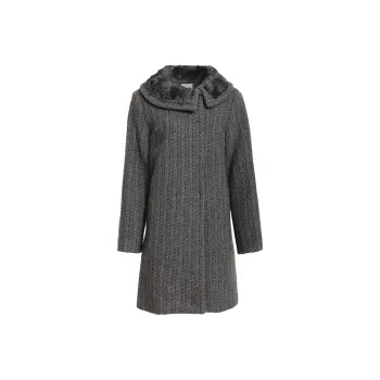 LIZZY Coats Women's Smoke Gray
