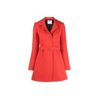 COURREGES Tailored Virgin Wool Coat