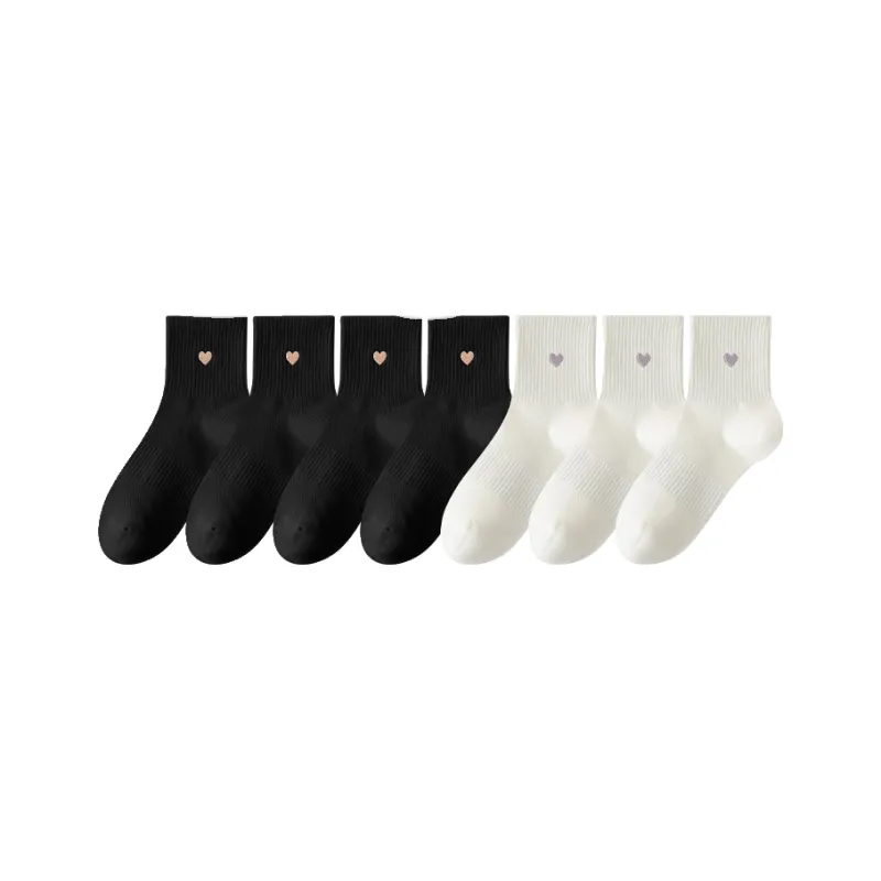 Cotton Gene Mid Calf Socks Women's 7 Pack-24