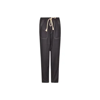 ISABEL MARANT ETOILE Mid Rise Drawstring Tapered Trousers