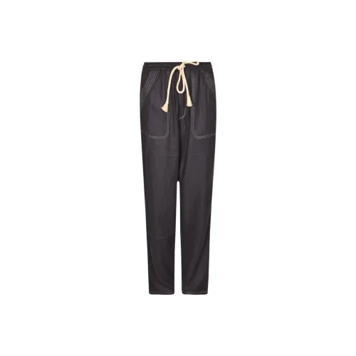 ISABEL MARANT ETOILE Mid Rise Drawstring Tapered Trousers