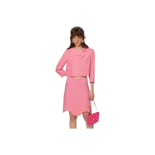 CatPunch Business Suit Women's Fuchsia