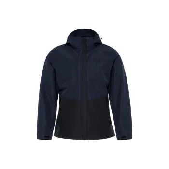 OUTDOOR PRODUCTS Waterproof And Windproof To Keep Warm Windbreaker Jacket Women's Black/Dark Army Blue