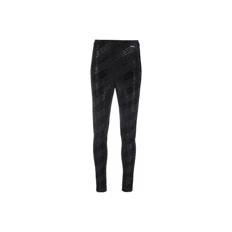 VERSACE Leggings Women's Black-0