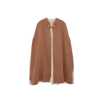Stella McCartney Bauble Clasp Embellished Cape