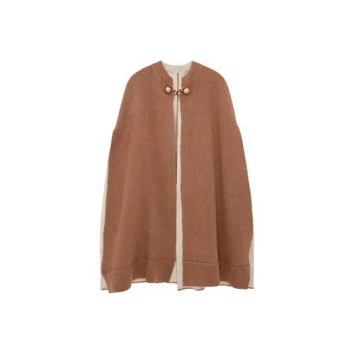 Stella McCartney Bauble Clasp Embellished Cape