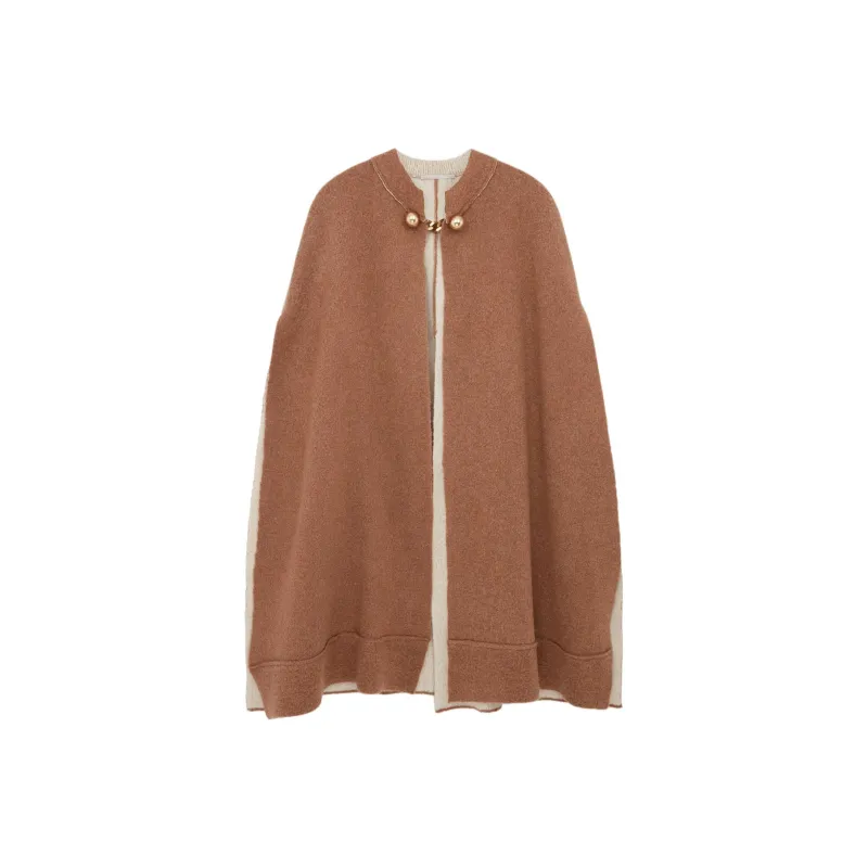 Stella McCartney Bauble Clasp Embellished Cape-0