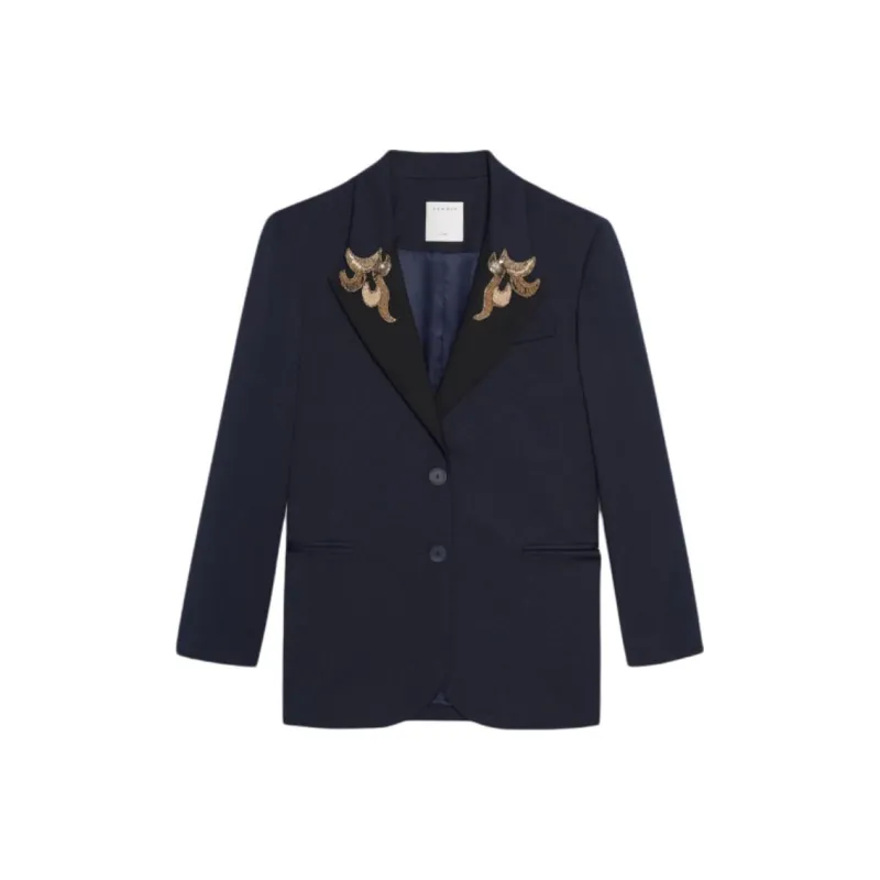 Sandro Business Suit Women's Dark Blue-0