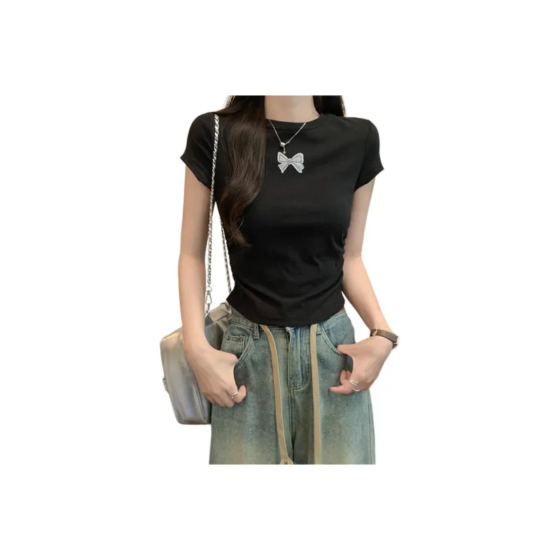 Mu Xiao Xin Set in Sleeve T Shirt Women's-4