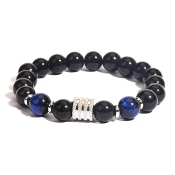 LuluCanaan Obsidian Bracelets Unisex