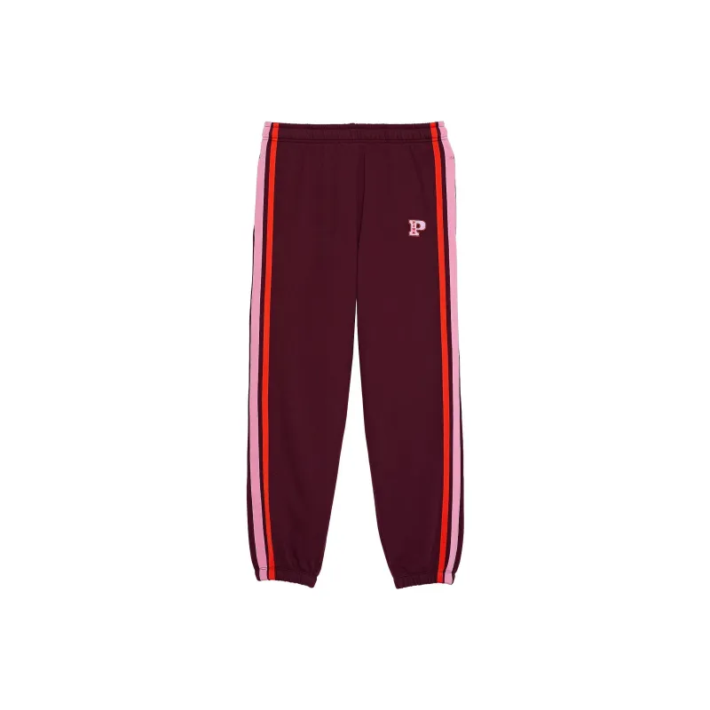 Victoria's Secret PINK Ivy Fleece Relaxed Sweatpants/Wild Rose Casual Pants Women's Wild Rose-0
