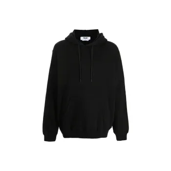MSGM Logo Printed Drawstring Hoodie