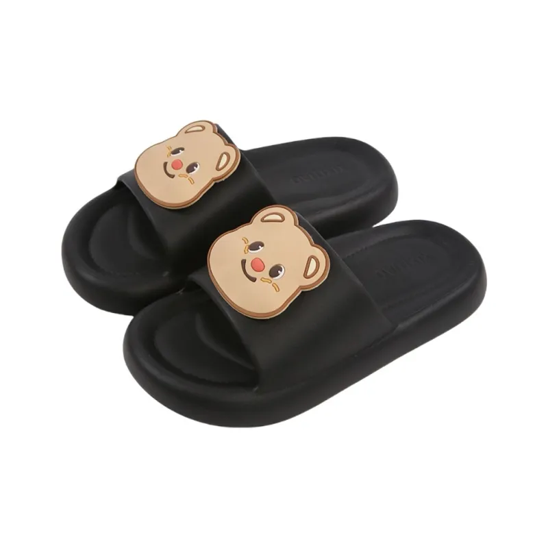 Thin Strips Sandal Slippers Unisex, Light Yellow-18