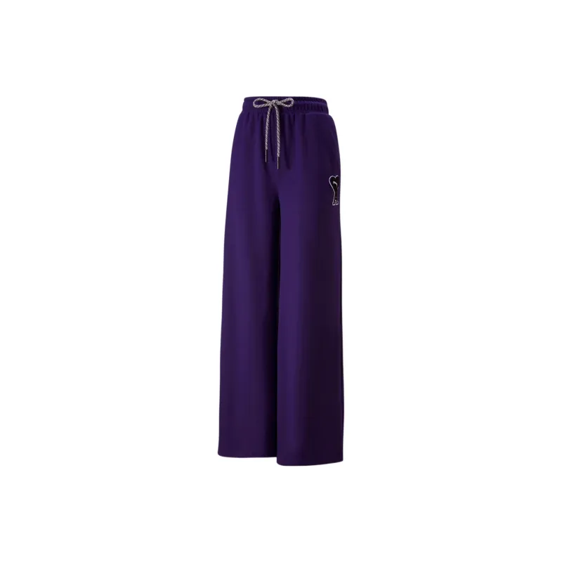 PUMA X Ami Women's Pants Deep Plum-0